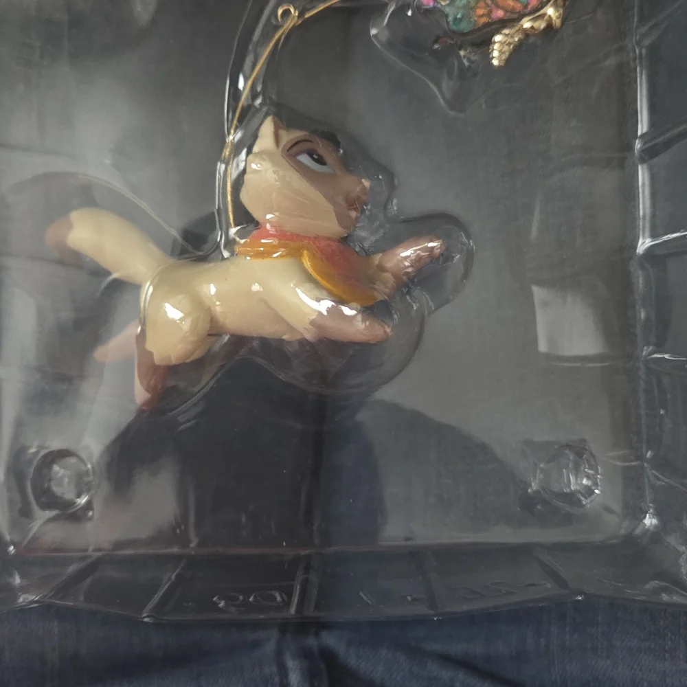 The Chinese Siamese Cat Ornament - Brown and Pink - Picture 6 of 7